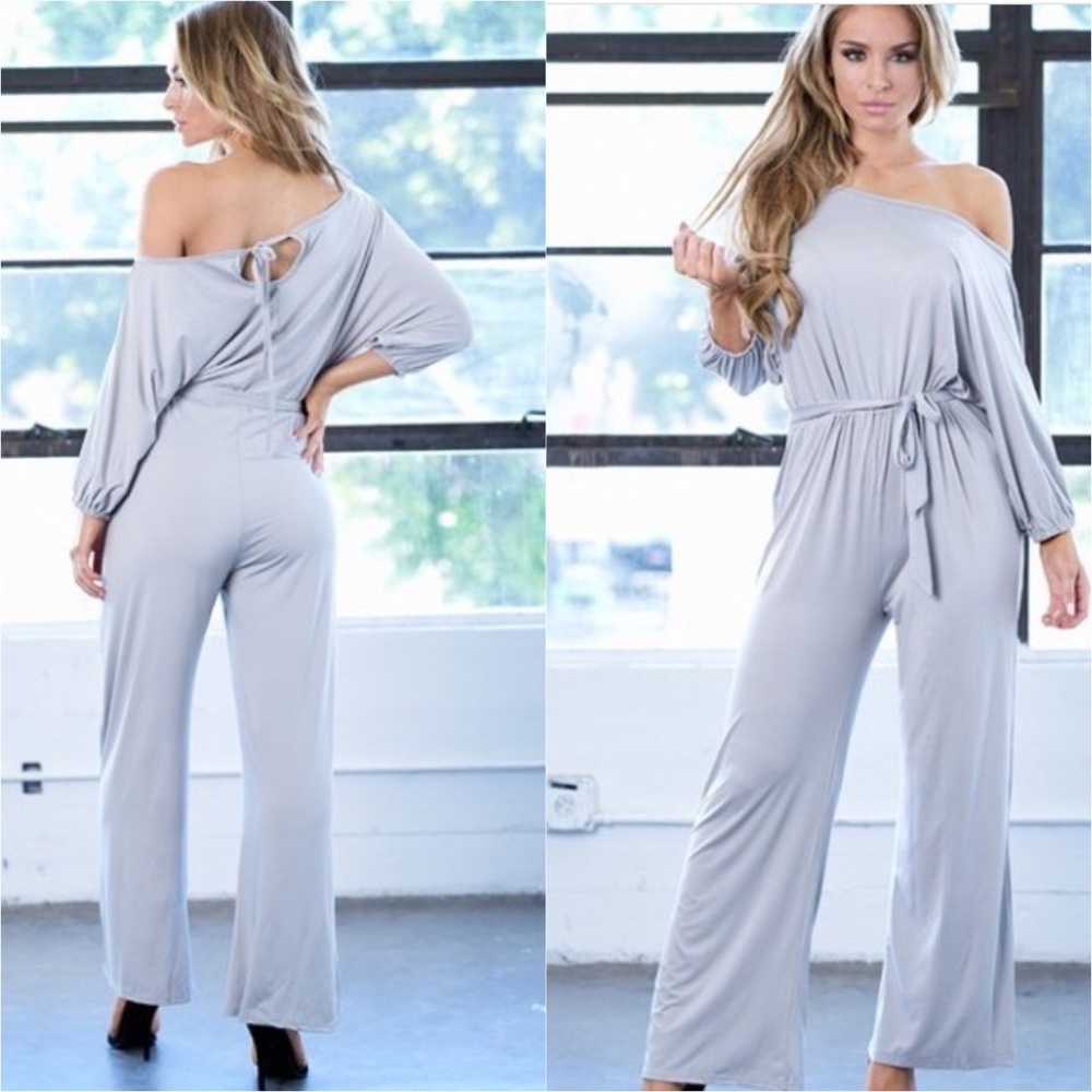 Small Off the Shoulder Jumpsuit - Picture 2 of 2